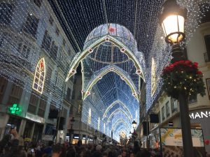 Malaga Christmas lights 2017  - FM Estates