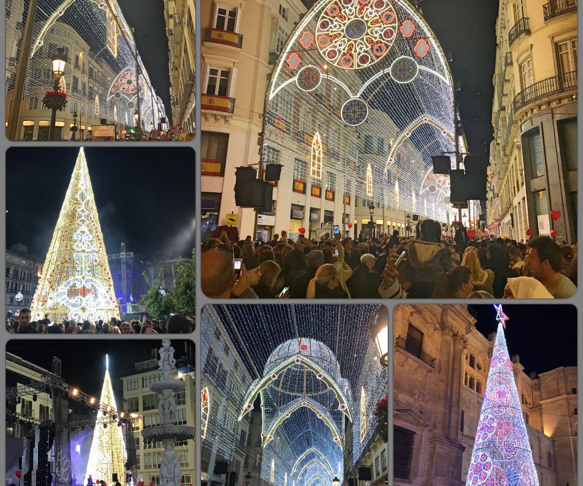 Malaga Christmas lights 2017 FM Estates Costa del Sol