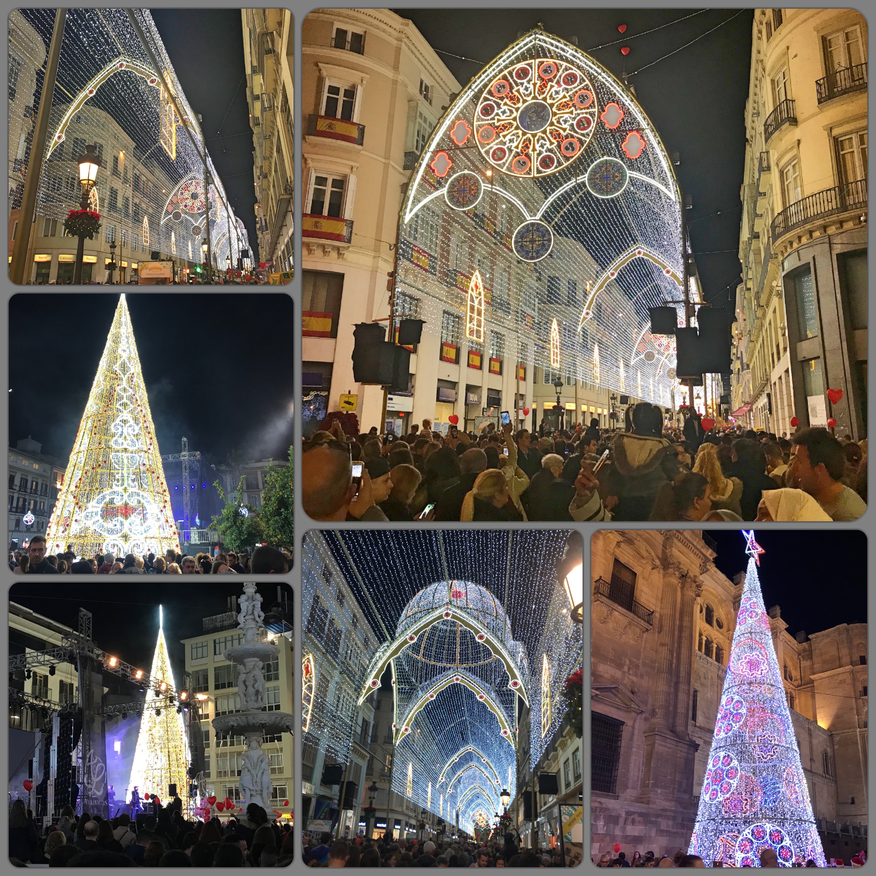 Malaga Christmas lights 2017 FM Estates Costa del Sol