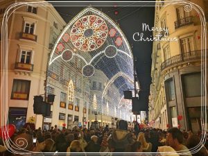 Malaga Christmas lights 2017  - FM Estates