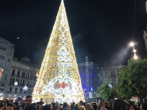 Malaga Christmas lights 2017  - FM Estates