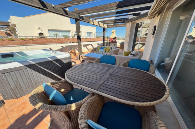 Milenio 2 bed penthouse for sale riviera del sol